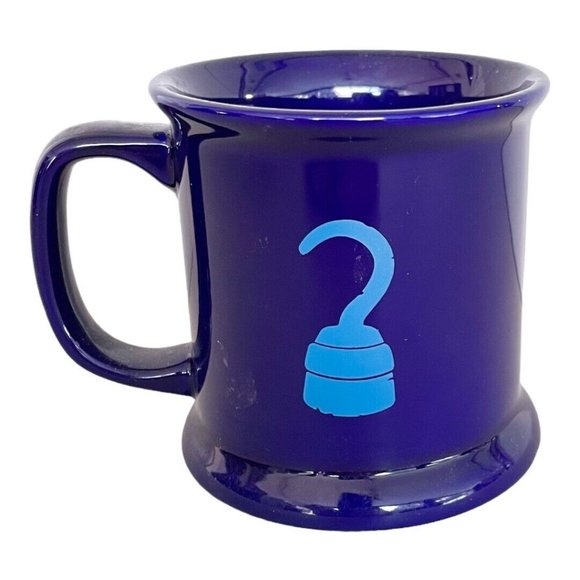 Disney Twenty Eight Main Skull Rock Peter Pan Hook Ceramic Coffee Cup Mug Blue - Picture 3 of 5